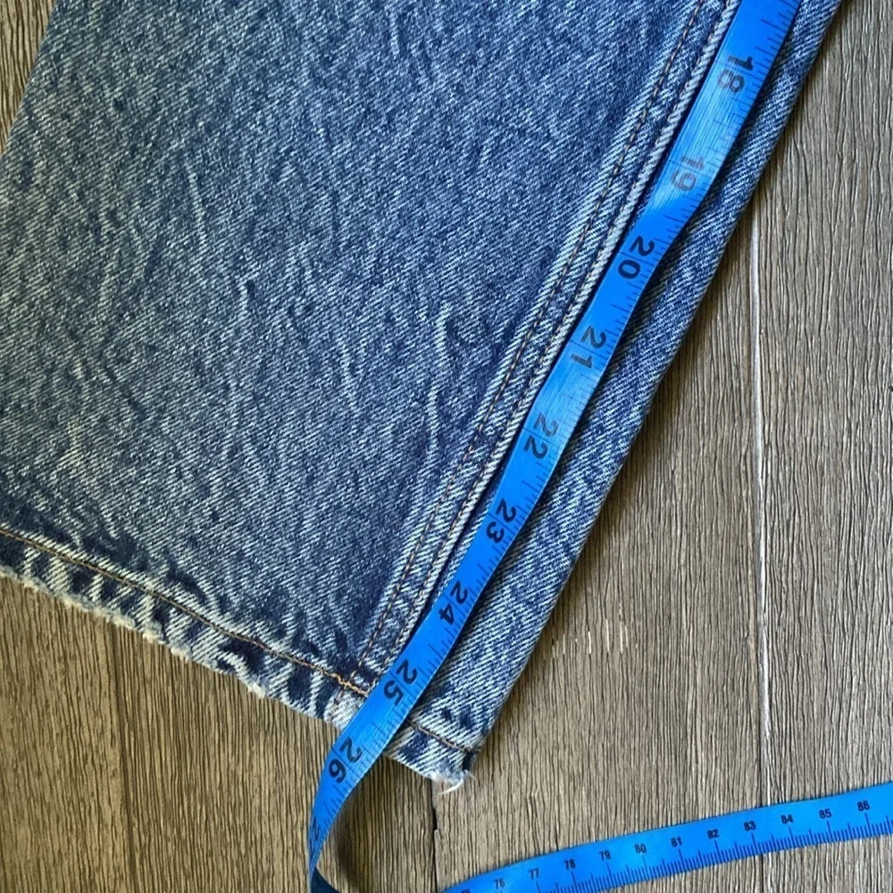 Zara  Button Fly High Rise 5 Pocket Jeans, Size 0